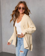 Soft Moments High Low Open Knit Cardigan