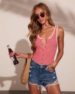 Harbor Keepsake Striped Tank Top