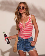 Harbor Keepsake Striped Tank Top