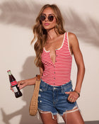 Harbor Keepsake Striped Tank Top