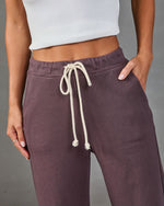 Quiet Edition Drawstring Wide Leg Lounge Pants