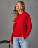 Next Chapter Ribbed Knit Sweater