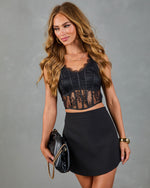 Villa Dusk Mid Rise Mini Skirt