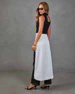 Coastal Village Color Block Maxi Top