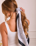 Riyan Abstract Satin Scarf