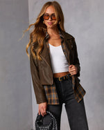 Reigna Leather Moto Jacket