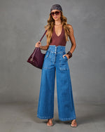 Christen High Waisted Wide Leg Jeans
