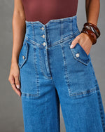 Christen High Waisted Wide Leg Jeans