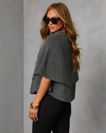 Whispering Oak Knit Caplet Sweater