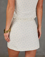 Delicate Sunbeam Floral Mini Skirt