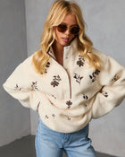 Chalet Embroidered Floral Pullover Jacket