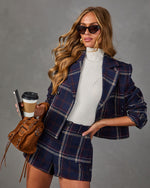 Holiday House Tweed Plaid Shorts