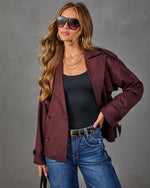Autumn Estate Belted Trench Jacket