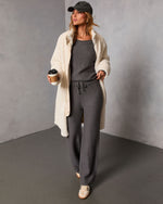 Charcoal % Chill Season Knit Sweater-5