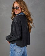 Julius Denim Contrast Collar Jacket