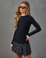 Sweet Archive Lace Trim Sweater