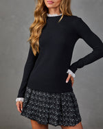 Sweet Archive Lace Trim Sweater