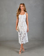 Nights Bloom Floral Midi Dress