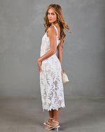 Nights Bloom Floral Midi Dress