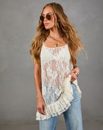 Desert Darling Floral Lace Maxi Top