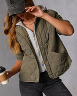 Cozycore Quilted Hooded Twofer Jacket