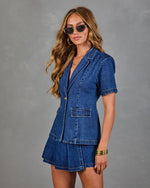 Daybreak Society Denim Blazer