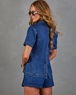 Daybreak Society Denim Blazer