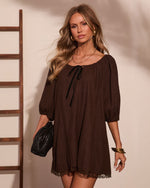 Effortless Allure Cotton Lace Trim Romper