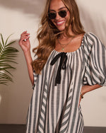 Solstice Society Relaxed Striped Romper