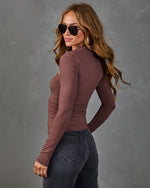 Sandie Ruched Square Neck Top