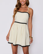 Selena Contrast Trim Mini Dress