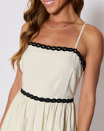 Selena Contrast Trim Mini Dress