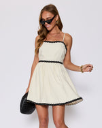 Selena Contrast Trim Mini Dress