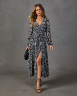 Azra Paisley Print Maxi Dress