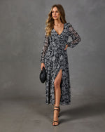Azra Paisley Print Maxi Dress