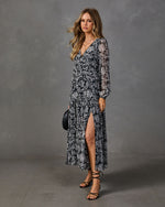 Azra Paisley Print Maxi Dress