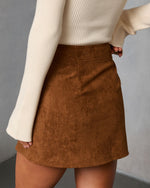 Tavie Suede Mini Skirt