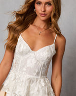 Midnight Renewal Embroidered Peplum Top