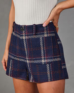 Holiday House Tweed Plaid Shorts