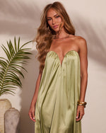 Glow Theory Satin Maxi Dress