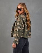 Ninth Tide Cotton Camo Print Jacket