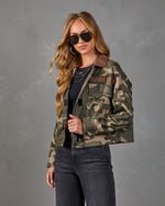 Ninth Tide Cotton Camo Print Jacket