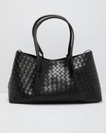 Calisse Textured Woven Vegan Leather Tote