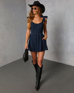 Harvest Muse Plaid Romper