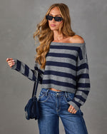 Tucked Away Striped Knit Sweater