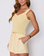 Yellow % Lisa Knit Tank-3