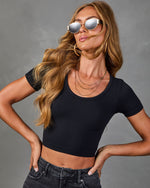 Korine Ribbed Knit Crop Top