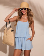 Salty Air Relaxed Cotton Romper