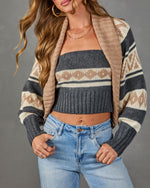 Come Gather Knit Fair Isle Cardigan Set