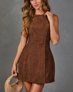 Sunday Ledger Ribbed Mini Dress